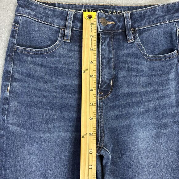 Women’s Size 4 American Eagle Dream Jean High Rise Short Skinny - Picture 2 of 8